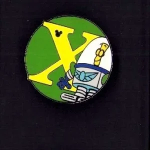 2008 Disney WDW Hidden Mickey Series III Alphabet XR (X) Pin