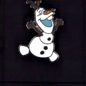 Disney Frozen II Olaf Snowman Jumping for joy Pin O1