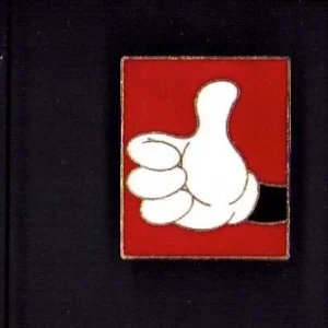 Disney Trading Pin 431 Mickey Mouse Thumb (Red Background)