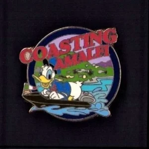 Disney Donald Duck Bella Italia Coasting Amalfi Pin LR ABD