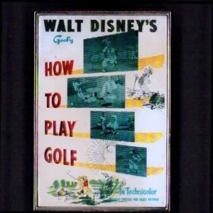 Disney Classic Cartoon Poster Art Print Goofy How to Play Golf 16 x ...