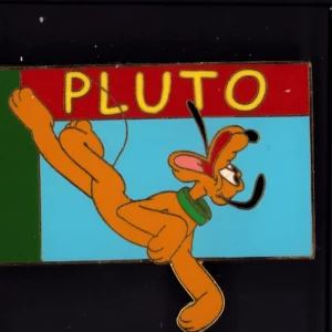 Disney Auctions P.I.N.S. Pluto Leaping Jumping 2003 LE 250 Pin