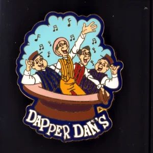 Disney 2001 Dapper Dans Pin WDW Singing Rare Main Street