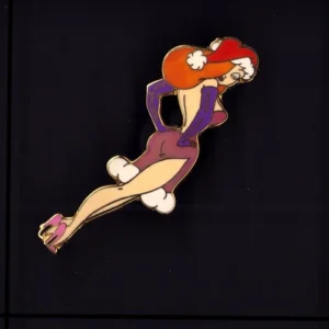 SANTA JESSICA Rabbit Who Framed Roger Christmas 2003 Disney Pin Backside 25756