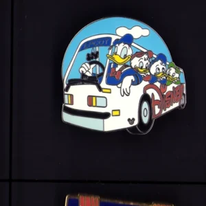 Disney WDW Cast Lanyard Series 3 Donald Duck & Nephews Bus Pin