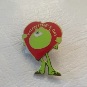 Disney Valentines Day Mike Wizowski Monsters Inc Pin
