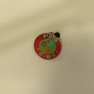 Disney Pluto Parking Lot Sign Hidden Mickey Pin