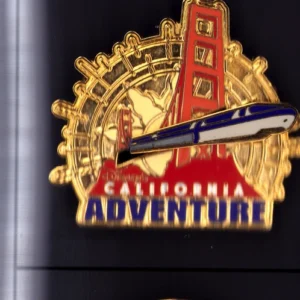 DISNEY CALIFORNIA ADVENTURE/DCA GOLDEN GATE BRIDGE SUNWHEEL MON0RAIL SLIDER PIN