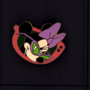 Disney World Cast Lanyard Sunglass Minnie - Series 1 Cast Lanyard Pin