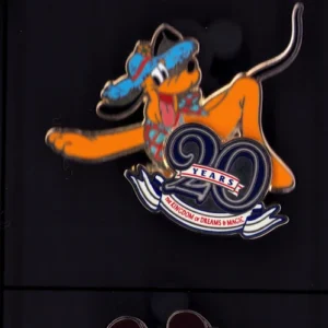 Disney pin 19129 Pluto 20th Anniversary TDL Tokyo Disneyland ...