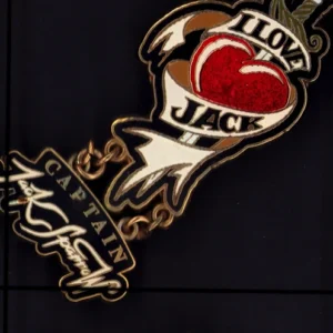 Pirates of the Caribbean ‚ÄúI love Jack‚Äù Enamel Pin- Authentic Disney