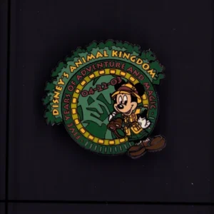 Disney 5 Years of Animal Kingdom Mickey Safari Pin