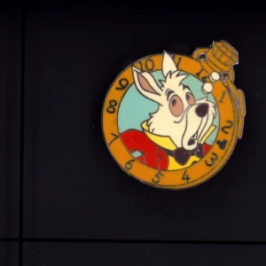 DLR Cast Lanyard Alice Watches White Rabbit Disney Pin