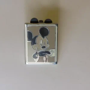 Disney Mickey Black and White Portrait Pin