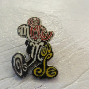 Disney Mickey Graffiti Name Pin